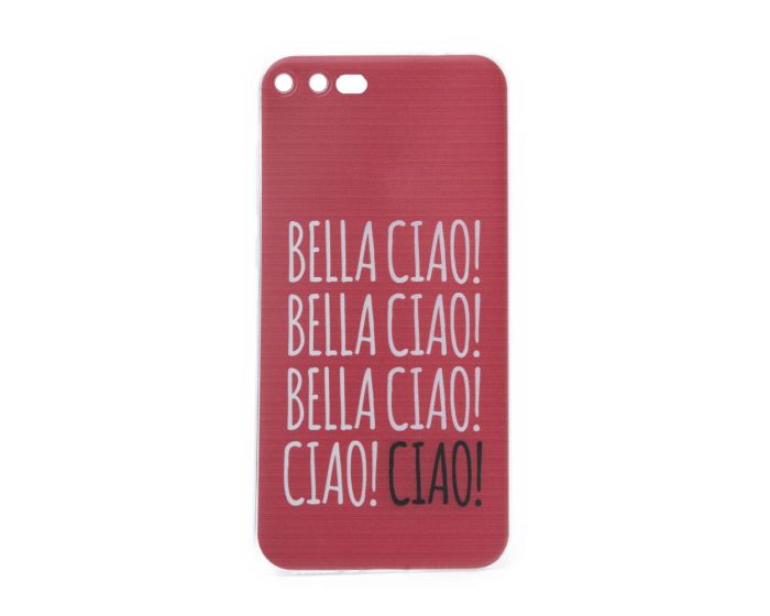 Slim Fit Gel Case La Casa De Papel Θήκη Σιλικόνης Bella Ciao Red (iPhone 7 Plus / 8 Plus)