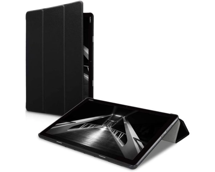 KWmobile Ultra Slim Smart Cover Case (46120.01) με δυνατότητα Stand - Black (Huawei MediaPad M5 Lite 10.1'')