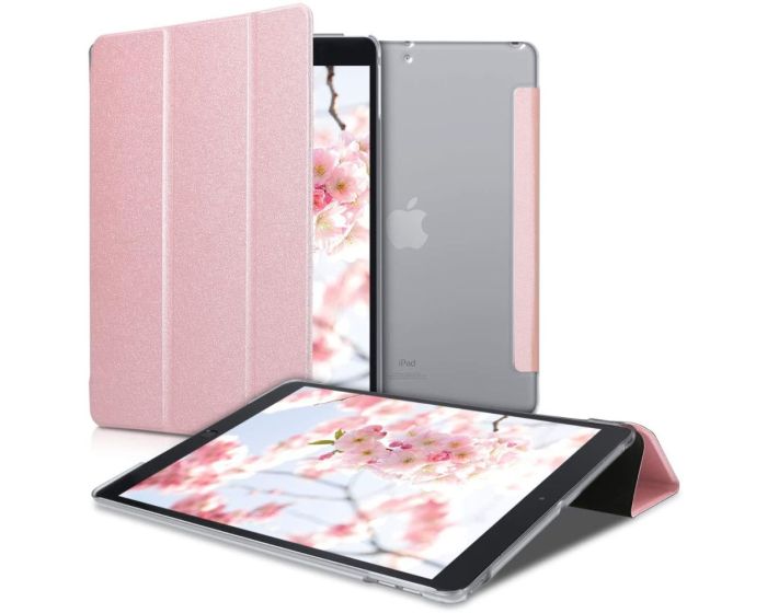 KWmobile Ultra Slim Smart Cover Case (50343.81) Rose Gold / Transparent (iPad 10.2 2019 / 2020 / 2021)