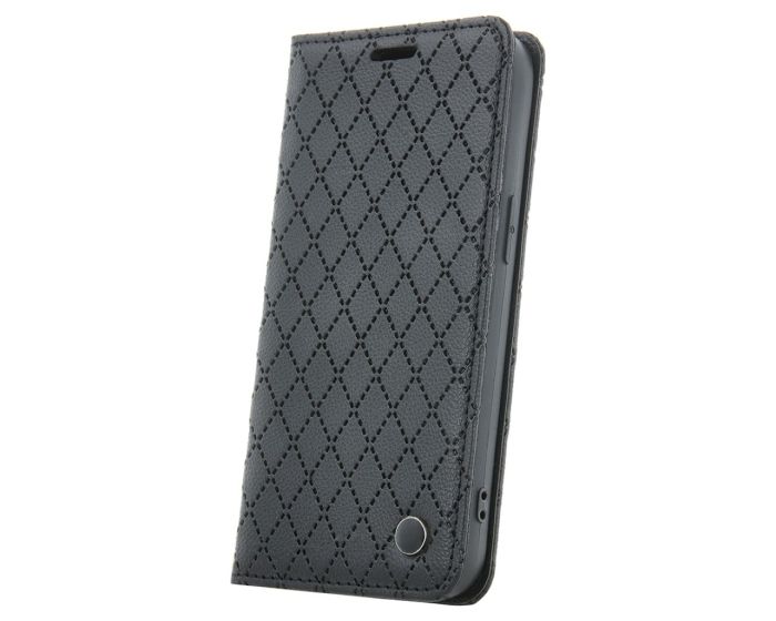 Smart Caro Wallet Case Θήκη Πορτοφόλι με δυνατότητα Stand Black (Xiaomi Redmi A3 4G)