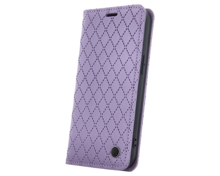 Smart Caro Wallet Case Θήκη Πορτοφόλι με δυνατότητα Stand Purple (Xiaomi Redmi A3 4G)