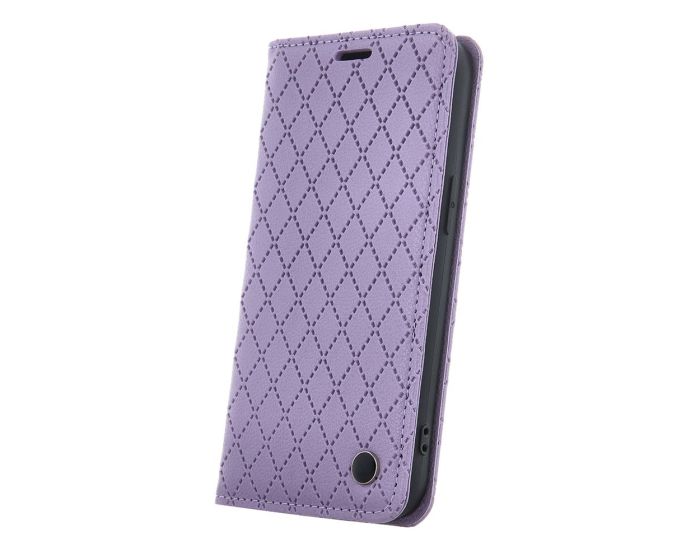 Smart Caro Wallet Case Θήκη Πορτοφόλι με δυνατότητα Stand Purple (iPhone 16e / 17e) - MT80831