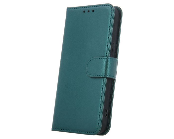 Smart Classic Wallet Case Θήκη Πορτοφόλι με δυνατότητα Stand Dark Green (iPhone 16)