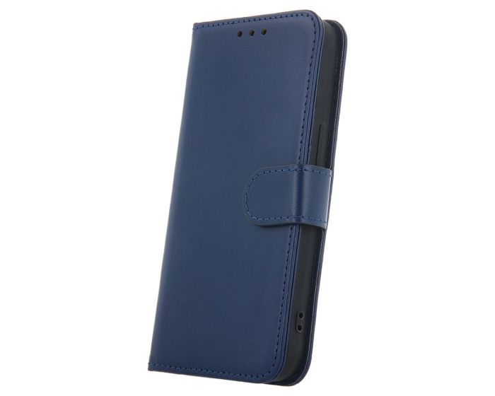 Smart Classic Wallet Case Θήκη Πορτοφόλι με δυνατότητα Stand Navy Blue (iPhone 16 Pro)