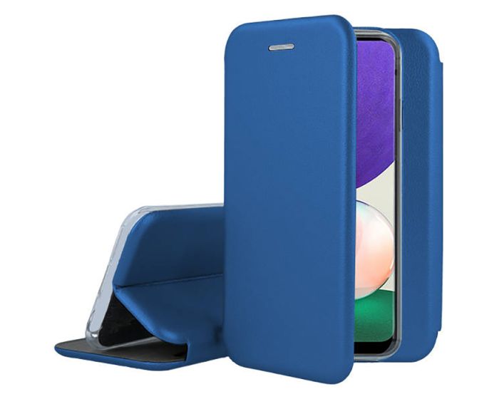 Smart Diva Book Case με Δυνατότητα Στήριξης - Blue (Samsung Galaxy A22 4G)
