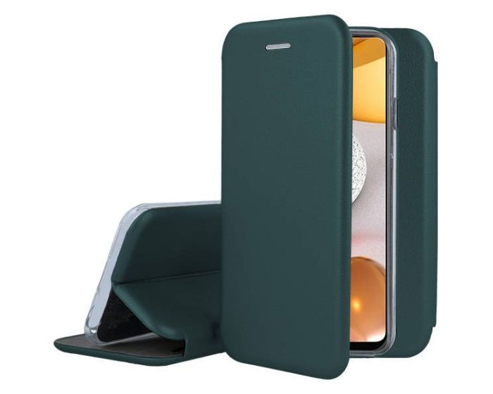 Smart Diva Book Case με Δυνατότητα Στήριξης - Dark Green (Samsung Galaxy A42 5G)