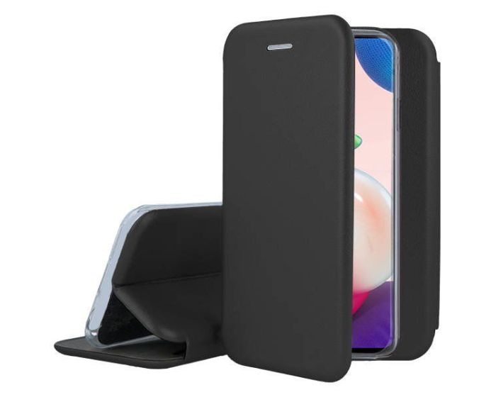 Smart Diva Book Case με Δυνατότητα Στήριξης - Black (Samsung Galaxy A15 4G / 5G)