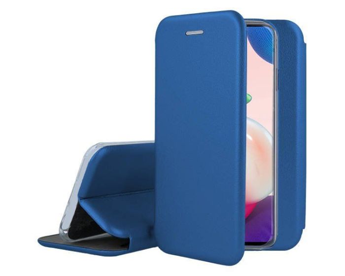 Smart Diva Book Case με Δυνατότητα Στήριξης - Navy Blue (Xiaomi Redmi A3 4G)