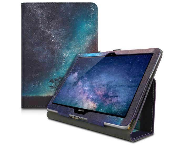 KWmobile Θήκη Folio Stand Case (42651.12) Cosmic Nature (Huawei MediaPad T3 10 9.6'')