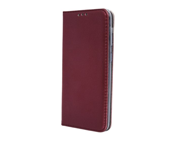 Forcell Magnet Wallet Case Θήκη Πορτοφόλι με δυνατότητα Standι Burgundy (Huawei Nova 9 / Honor 50)