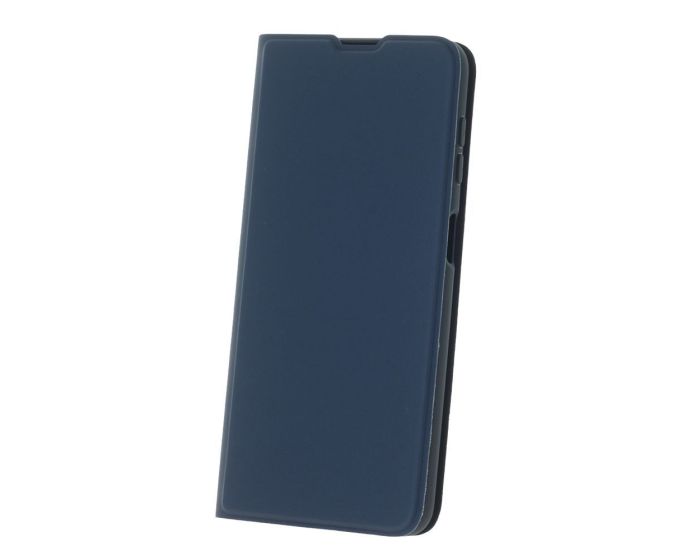 Smart Soft Wallet Case Θήκη Πορτοφόλι με Stand - Navy Blue (iPhone 16)