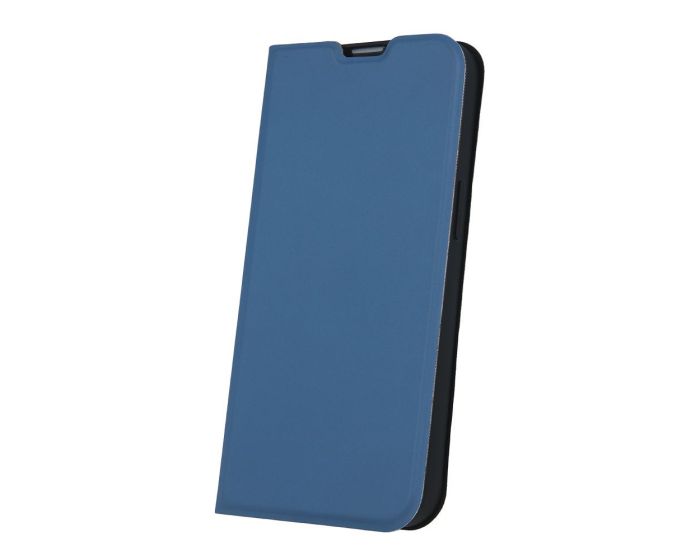 Smart Soft Wallet Case Θήκη Πορτοφόλι με Stand - Denim (iPhone 16 Plus)