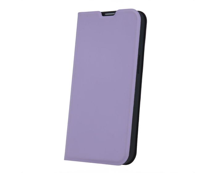 Smart Soft Wallet Case Θήκη Πορτοφόλι με Stand - Light Purple (iPhone 16)