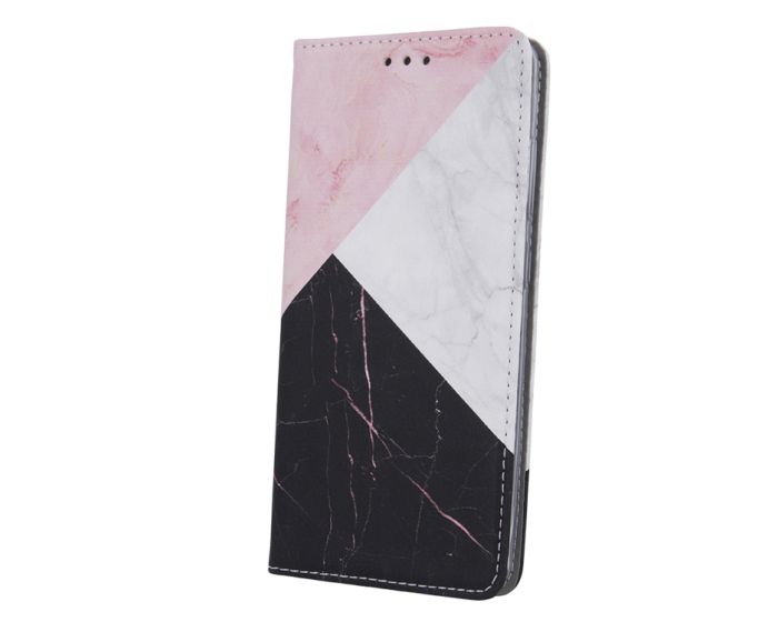 Smart Trendy Magnet Wallet Case Θήκη Πορτοφόλι με δυνατότητα Stand Marble 3 (Samsung Galaxy A12 / M12)