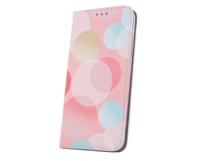 Smart Trendy Magnet Wallet Case Θήκη Πορτοφόλι με δυνατότητα Stand Coloured Pastel Circular (Xiaomi 13)
