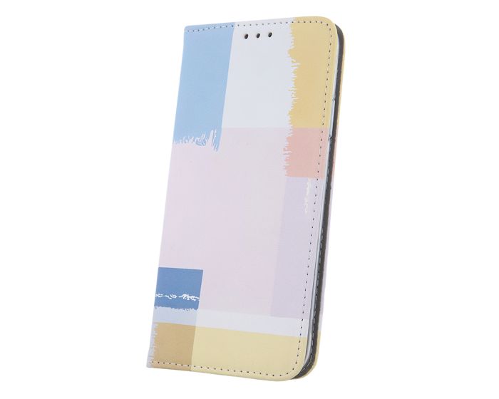 Smart Trendy Magnet Wallet Case Θήκη Πορτοφόλι με δυνατότητα Stand Coloured Pastel Square (Xiaomi 13)