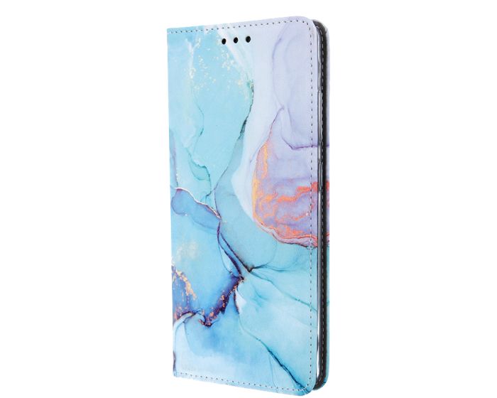 Smart Trendy Magnet Wallet Case Θήκη Πορτοφόλι με δυνατότητα Stand Marble 1 (Xiaomi Poco M3 Pro 5G / Redmi Note 10 5G)