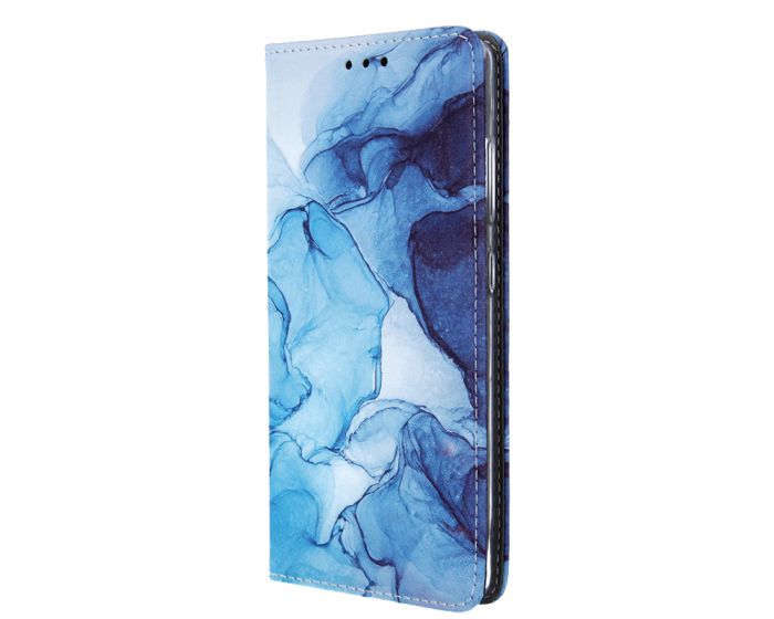 Smart Trendy Magnet Wallet Case Θήκη Πορτοφόλι με δυνατότητα Stand Marble 2 (Samsung Galaxy A12 / M12)