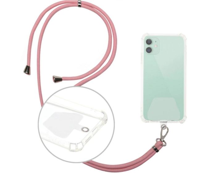 Smartphone Neck Lanyard Strap Λουράκι - Pink