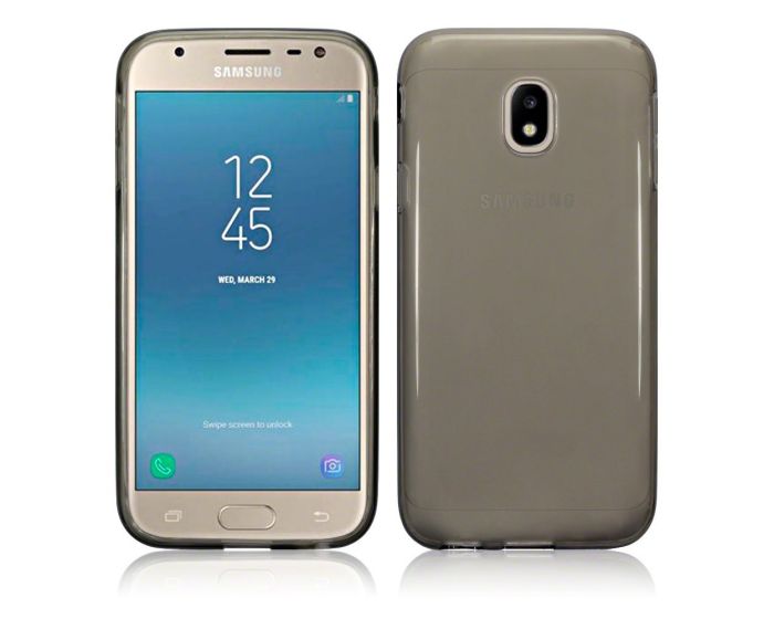 Terrapin Θήκη Σιλικόνης Slim Fit Silicone Case (118-002-644) Smoke Black (Samsung Galaxy J3 2017)