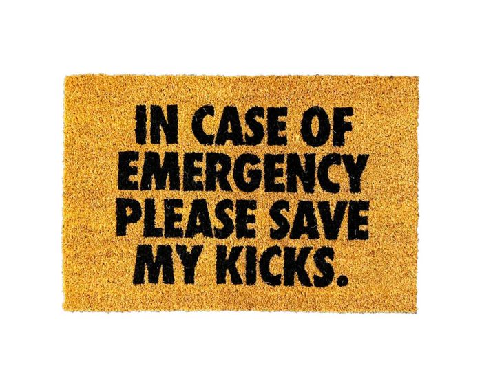 Sneaker Essentials (In Case of Emergency Please Save my Kicks) Door Mat - Πατάκι Εισόδου 40x60cm