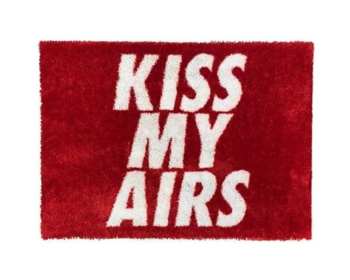 Sneaker Essentials (Kiss My Airs) Red Door Mat - Πατάκι Εσωτερικού Χώρου 70x50cm