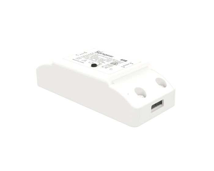 Sonoff RFR2 Wireless Switch Relay Wi-Fi Controller 433MHz RF (M0802010002) Ενδιάμεσος Διακόπτης με Wi-Fi και RF - Λευκό