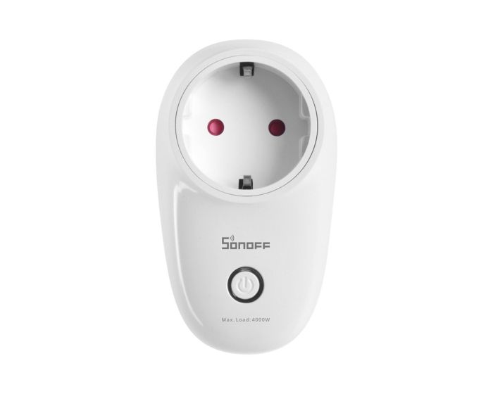 Sonoff S26R2TPF-DE Wi-Fi Smart Plug 230V Έξυπνος Αντάπτορας Wi-Fi - Λευκό