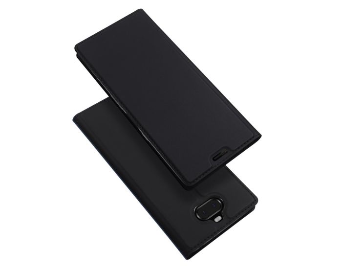 DUX DUCIS SkinPro Wallet Case Θήκη Πορτοφόλι με Stand - Black (Sony Xperia 10 Plus)