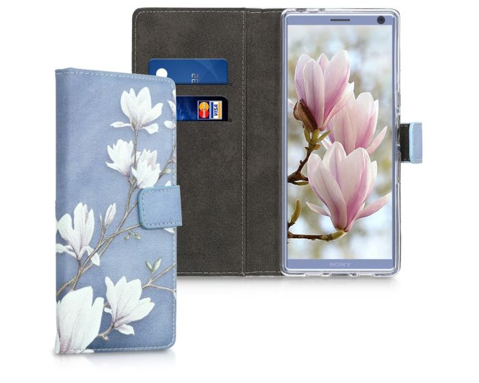 KWmobile Θήκη Πορτοφόλι Wallet Case (48002.01) Magnolia (Sony Xperia 10 Plus)