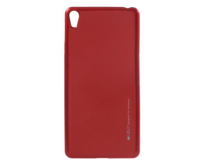 Mercury i-Jelly Slim Fit Case Θήκη Σιλικόνης Red (Sony Xperia E5)