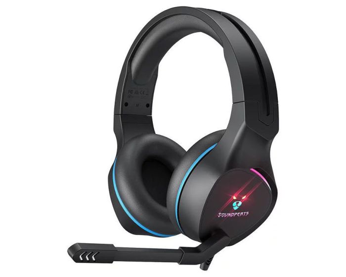 SoundPEATS G1 Over Ear Gaming Headset 2x3.5mm / USB με Καλώδιο - Black