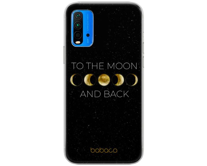 Babaco Space Silicone Case (BPCSPACE1925) Θήκη Σιλικόνης 003 To The Moon and Back Black (Xiaomi Poco M3 / Redmi 9T)