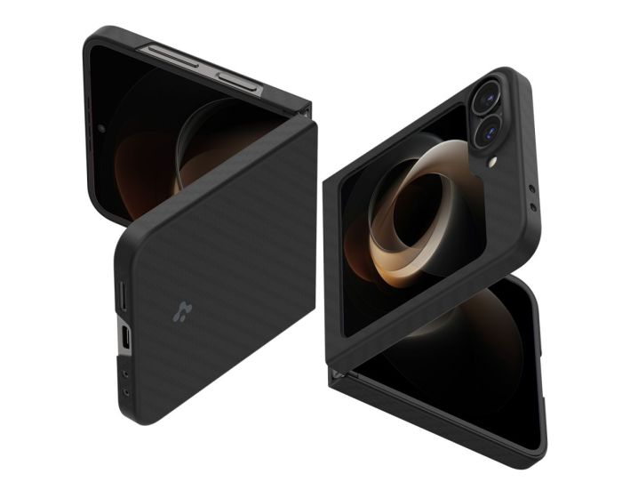 Spigen Air Skin Case Εξαιρετικά Λεπτή Θήκη (ACS07843) Aramid Black (Samsung Galaxy Z Flip6)