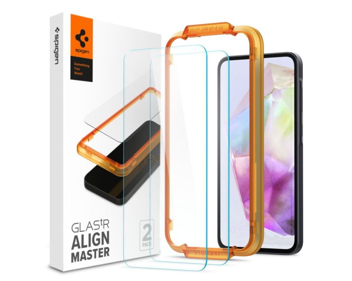 Spigen ALM Glas.tR 2-Pack Premium Tempered Glass (AGL07772) (Samsung Galaxy A35 5G)