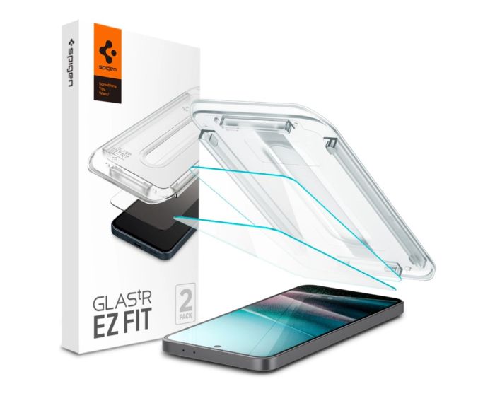 Spigen Oleophobic Coated Glas.tR EZ FIT Premium Tempered Glass (AGL09202) 2-Pack (Samsung Galaxy A36 5G)
