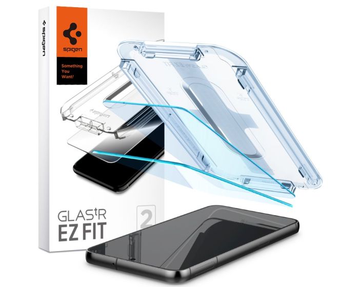 Spigen Oleophobic Coated Glas.tR EZ FIT Premium Tempered Glass (AGL05958) 2-Pack (Samsung Galaxy S23)