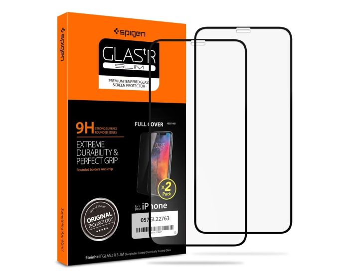 Spigen Glas.tR Full Cover Case Friendly Tempered Glass (057GL23120) 2 Pack (iPhone X / Xs / 11 Pro)