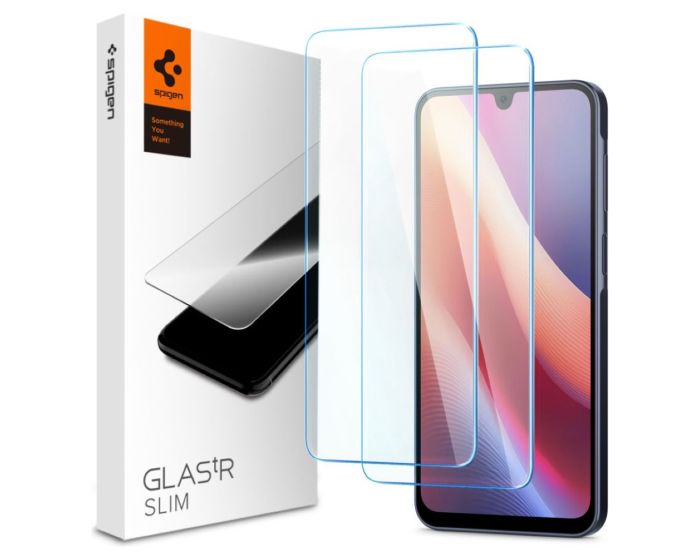 Spigen Oleophobic Coated Glas.tR Slim Premium Tempered Glass 2-Pack (AGL08935) (Samsung Galaxy A26 5G / A16 4G / 5G / A17 5G)