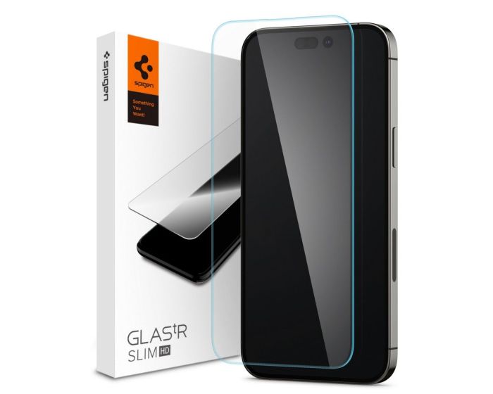 Spigen Oleophobic Coated Glas.tR Slim Premium Tempered Glass (AGL05222) (iPhone 14 Pro)