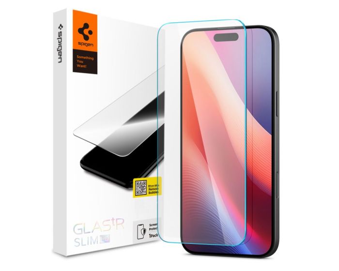 Spigen Oleophobic Coated Glas.tR Slim Premium Tempered Glass (AGL06910) (iPhone 15 / 16)