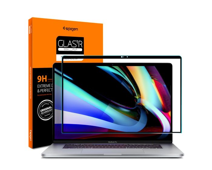 Spigen Glas.tR Full Cover Premium Tempered Glass (AGL00673) Black (Macbook Pro 16 2019 - 2020)