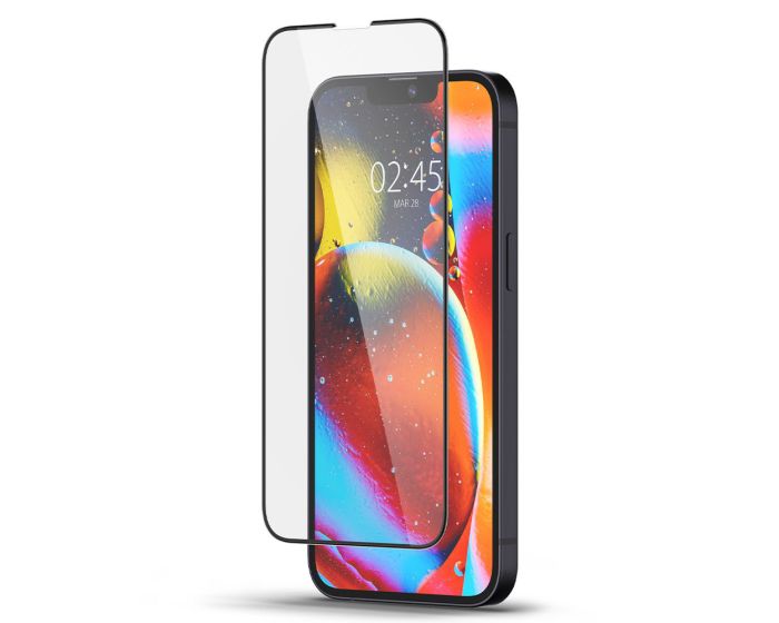 Spigen Oleophobic Coated Glas.tR Slim Premium Full Cover Tempered Glass (AGL03383) Black (iPhone 13 Pro Max / 14 Plus)