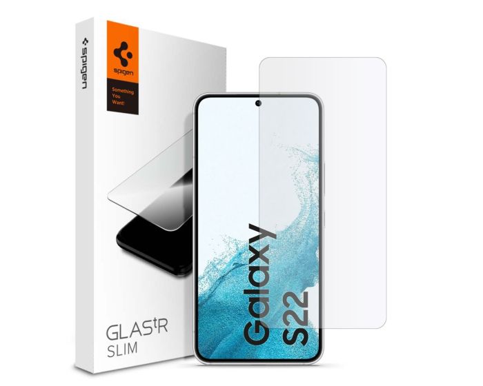 Spigen Oleophobic Coated Glas.tR Slim Premium Tempered Glass (AGL04155) (Samsung Galaxy S22 5G)