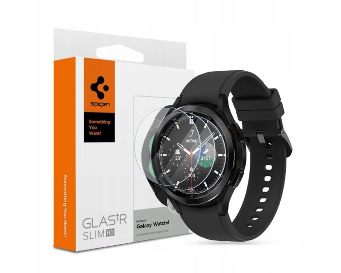 Spigen Glas.tR Slim Tempered Glass (AGL03842) 3-Pack (Samsung Galaxy Watch 4 Classic 46mm)