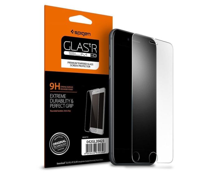 Spigen Oleophobic Coated Glas.tR Slim Premium Tempered Glass (AGL01374) (iPhone 7 / 8 / SE 2020 / 2022)