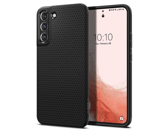 Spigen Liquid Air Armor Case (ACS03987) Matte Black (Samsung Galaxy S22 5G)