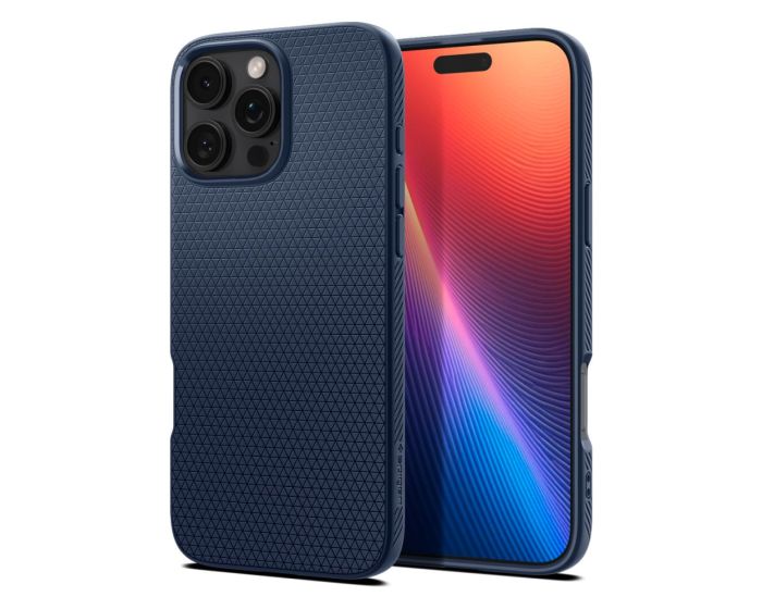 Spigen Liquid Air Armor Case (ACS08118) Navy Blue (iPhone 16 Pro)