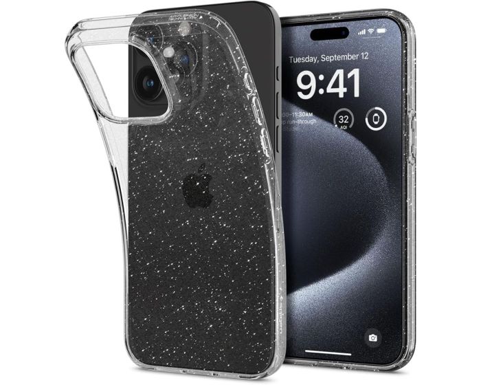Spigen Liquid Crystal Case (ACS06701) Glitter Crystal (iPhone 15 Pro)