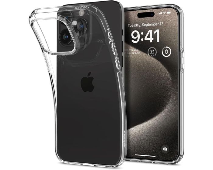 Spigen Liquid Crystal Case (ACS06557) Clear (iPhone 15 Pro Max)
